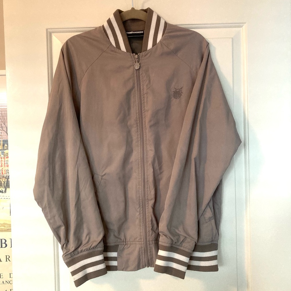 The Hundreds Gray Bomber Jacket